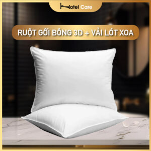 Ruột gối bông 3D +vải lót xoa