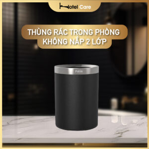 Thùng rác trong phòng không nắp 2 lớp